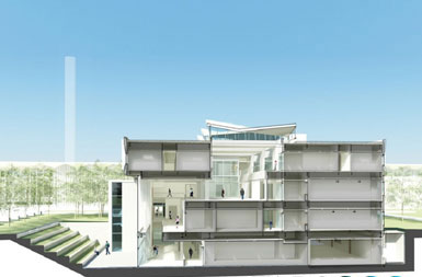Perki+Will设计美国奥尔巴尼大学商业学校楼3