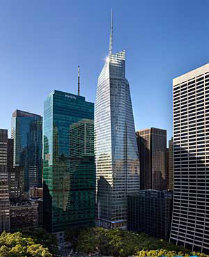 One Bryant Park成为美国第一座LEED白金级商业大厦