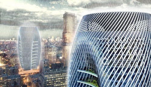 雨水收集摩天大厦:2010年摩天大厦设计大赛荣誉奖2