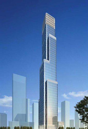 Goettsch事务所在天津设计439米的大厦2