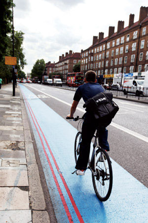英国伦敦兴建自行车高速公路