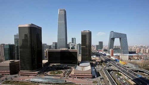 北京第一高楼正式对外亮相 能防飞机撞击1