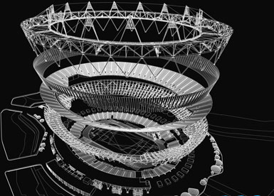 伦敦奥林匹克体育场照明系统首次使用1