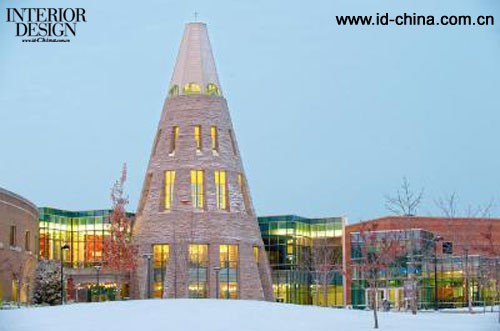 Holzman Mo Bottino Architecture设计美国印第安那州大学中心塔-1