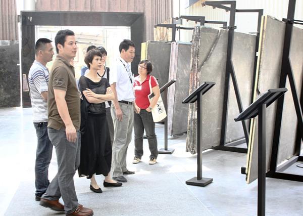 易谷国际设计顾问公司 参观考察环球石材