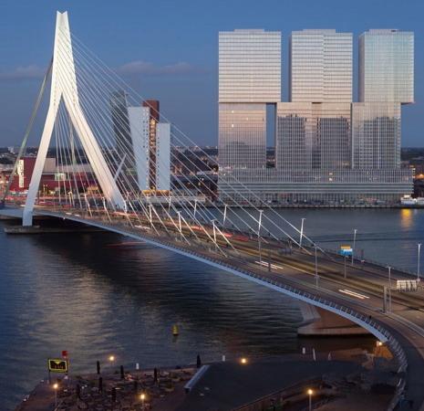 OMA设计的De Rotterdam大厦
